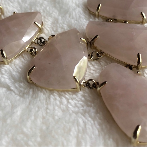 SOLD! VGUC Kendra Scott Harlie in Rose Quartz - Picture 7 of 7